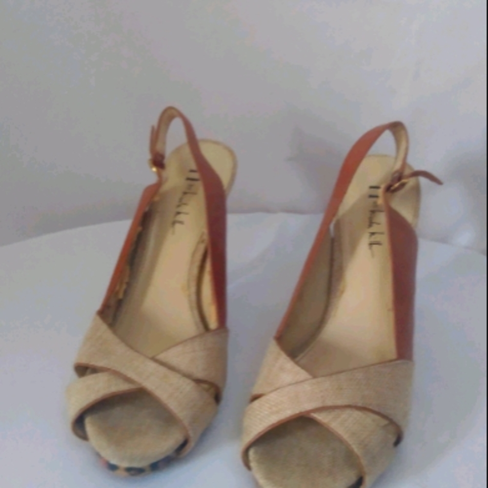 N by Nicole Miller Leopard Sandals
